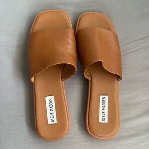 Steve Madden Leather Slides